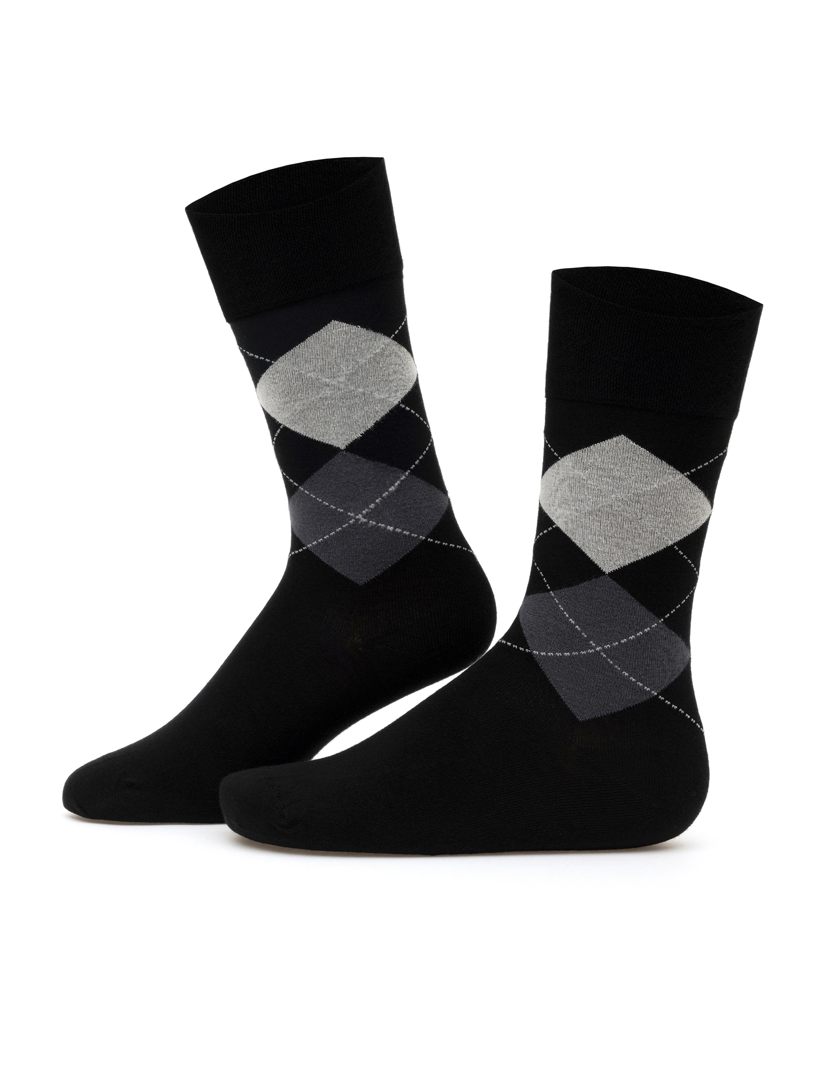 Erkek Siyah Soket Çorap