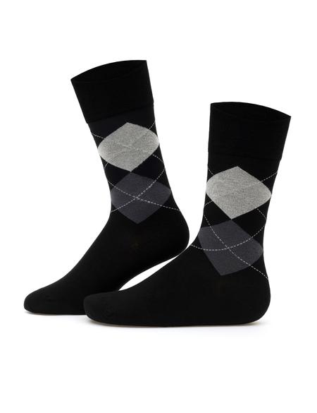 Erkek Siyah Soket Çorap - 50291773001