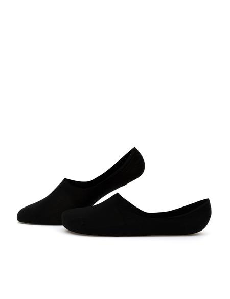 Erkek Bambu Karışımlı Siyah Babet Desenli Çorap - 50291777001