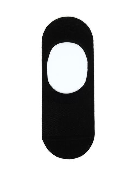 Erkek Bambu Karışımlı Siyah Babet Desenli Çorap - 50291777001