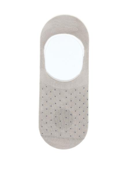 Erkek Bambu Karışımlı Gri Babet Desenli Çorap - 50291782002