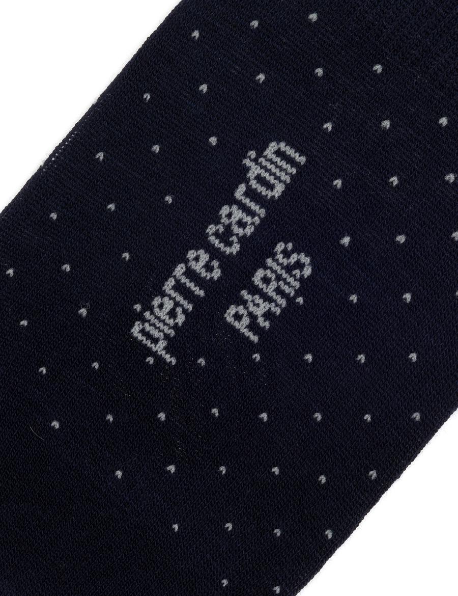 Erkek Bambu Karışımlı Lacivert Babet Desenli Çorap