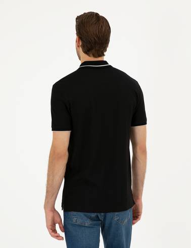 Siyah Slim Fit Tişört