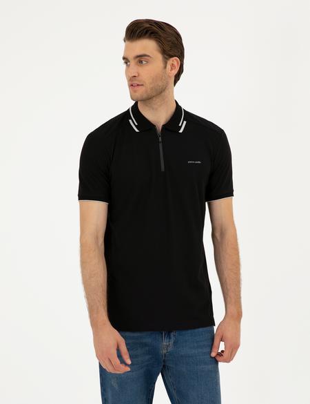 Siyah Slim Fit Tişört - 50284317018