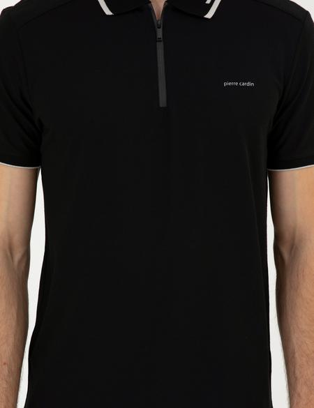 Siyah Slim Fit Tişört - 50284317018