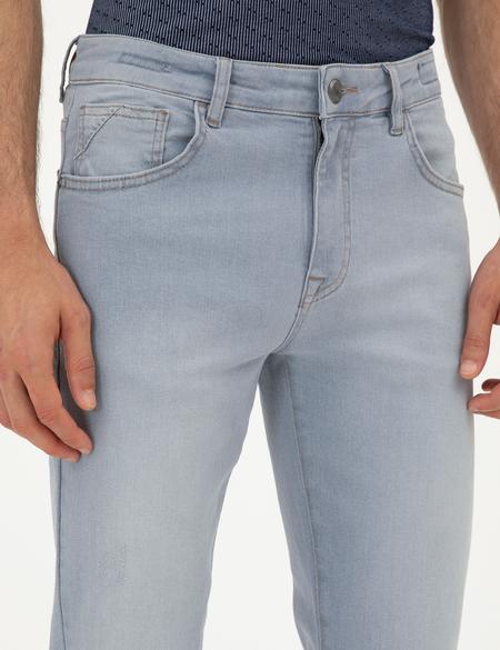 Açık Gri Slim Fit Jean Pantolon - 50285124091