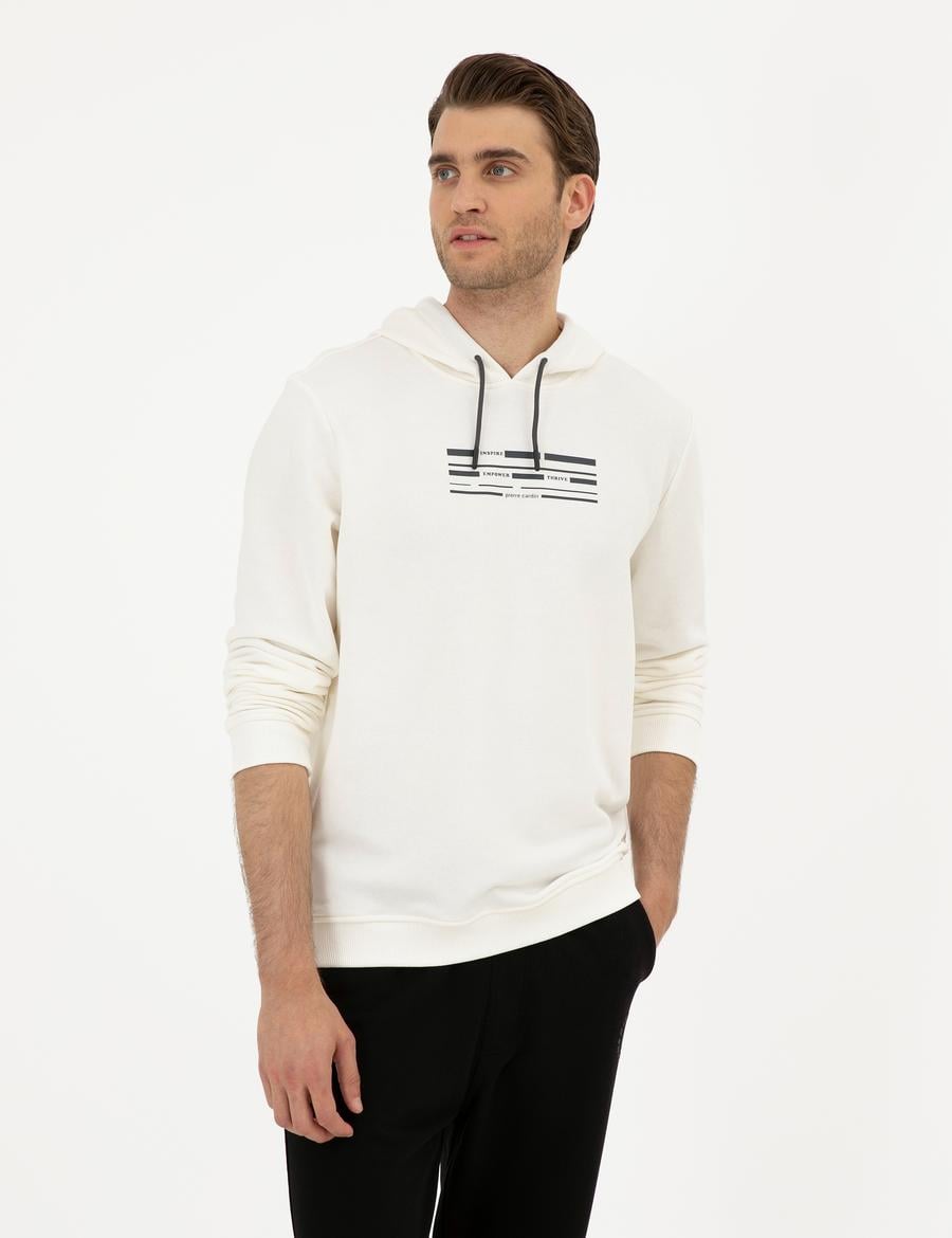 Ekru Regular Fit Sweatshirt