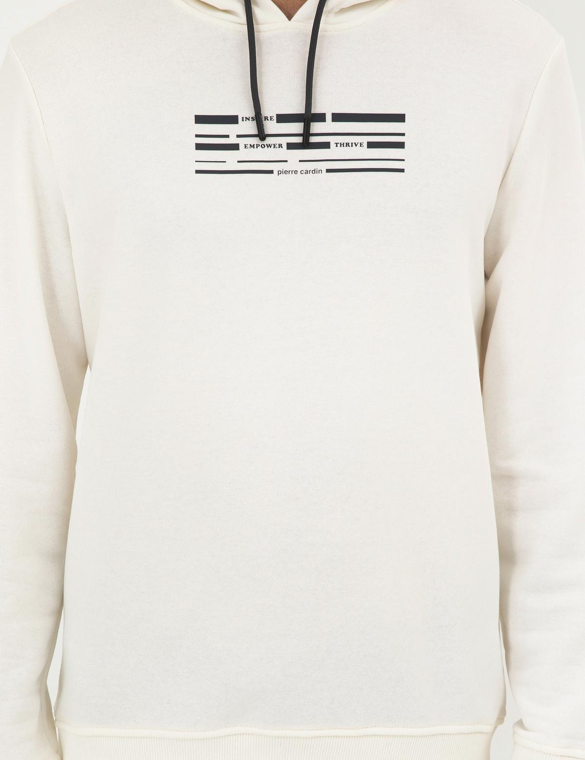 Ekru Regular Fit Sweatshirt - 50295772007