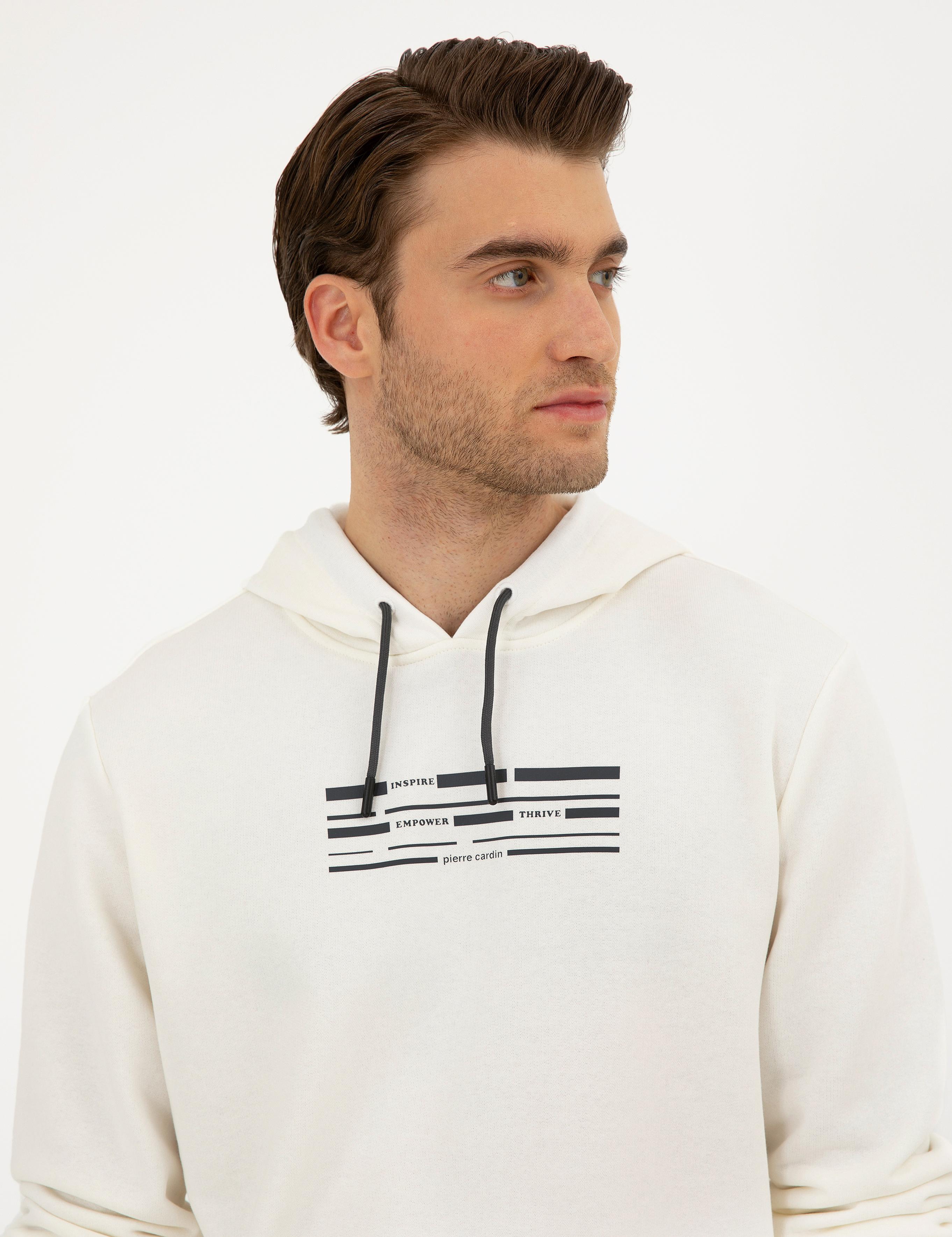 Ekru Regular Fit Sweatshirt