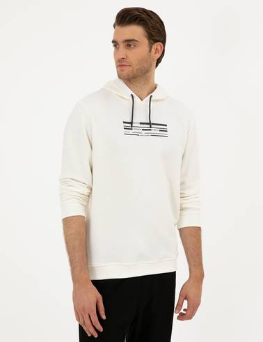 Ekru Regular Fit Sweatshirt