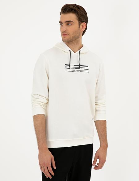 Ekru Regular Fit Sweatshirt - 50295772007