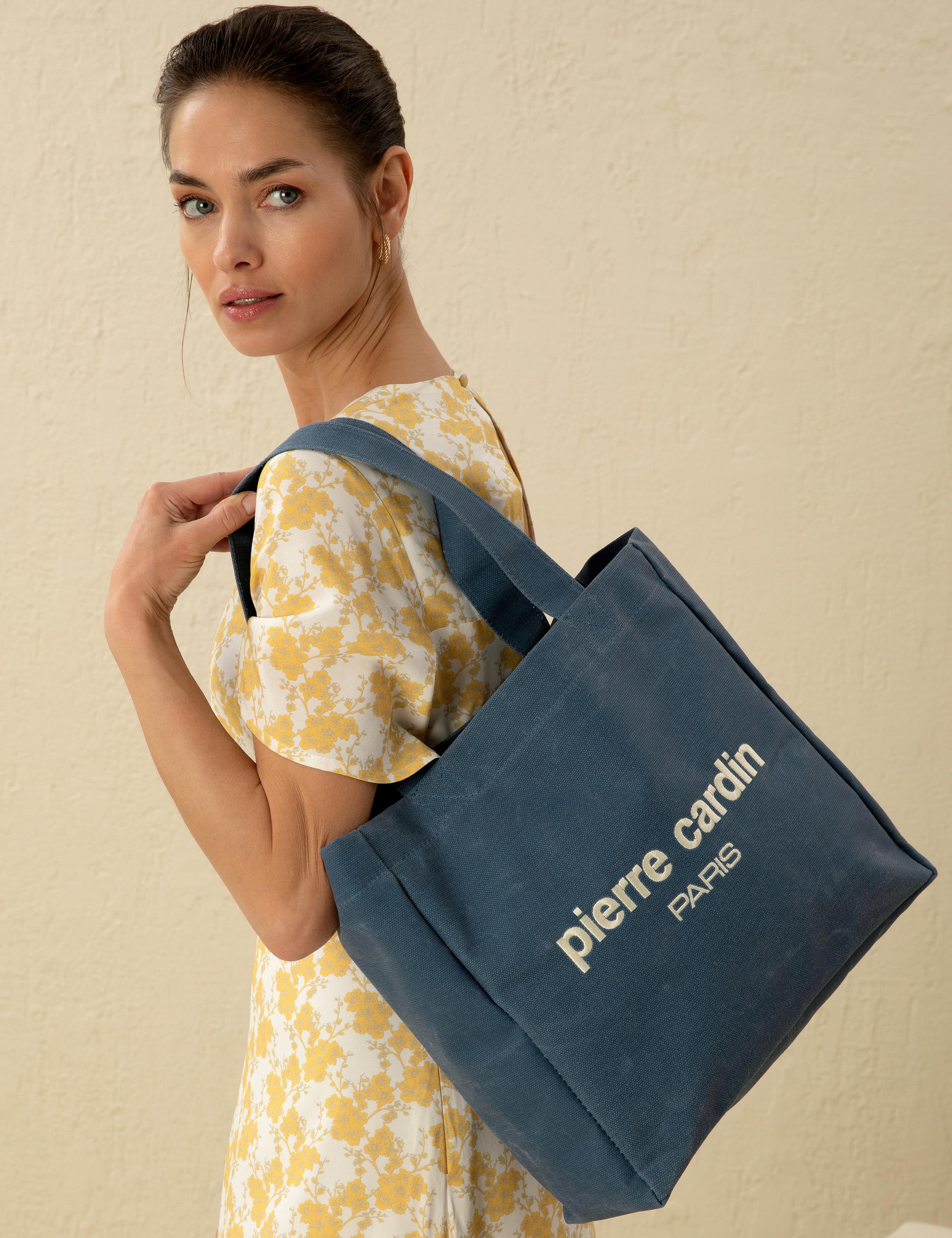 Lacivert Kanvas Çantası