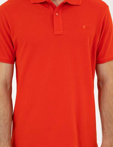 Kırmızı Slim Fit Basic Tişört