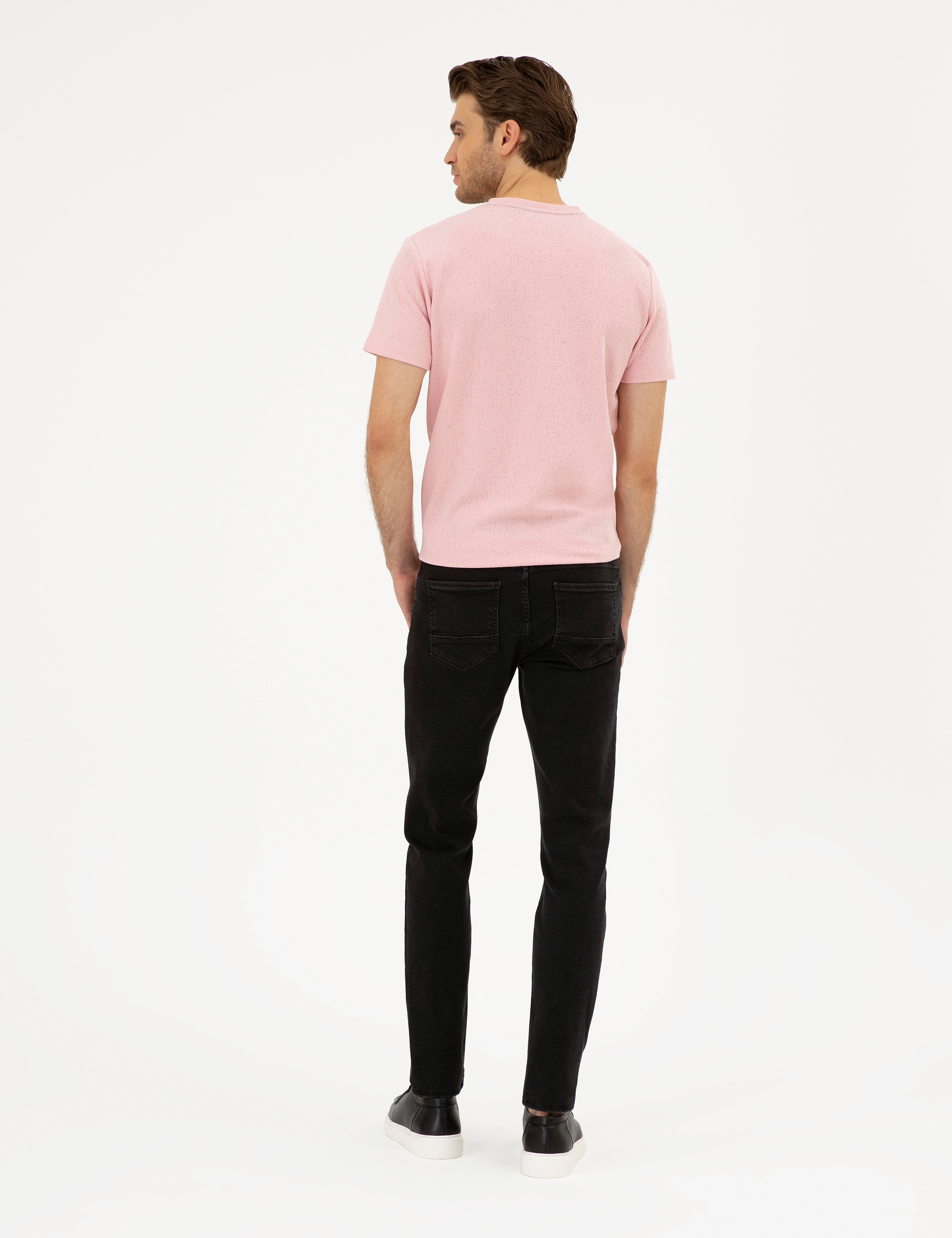 Antrasit Slim Fit Jean Pantolon