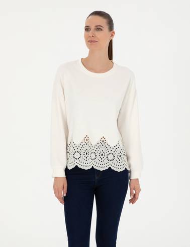 Ekru Comfort Fit Sweatshirt