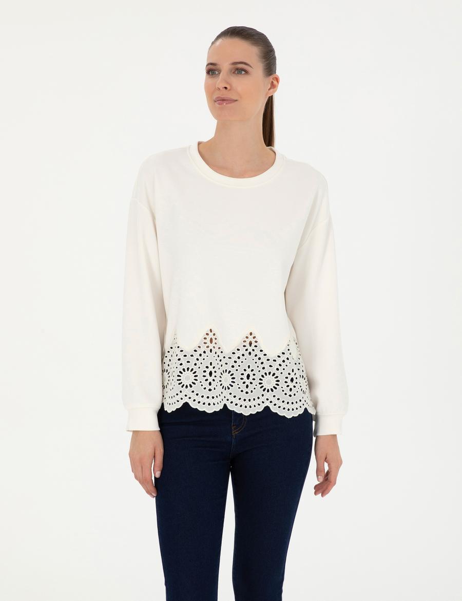 Ekru Comfort Fit Sweatshirt