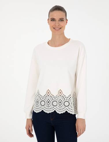 Ekru Comfort Fit Sweatshirt