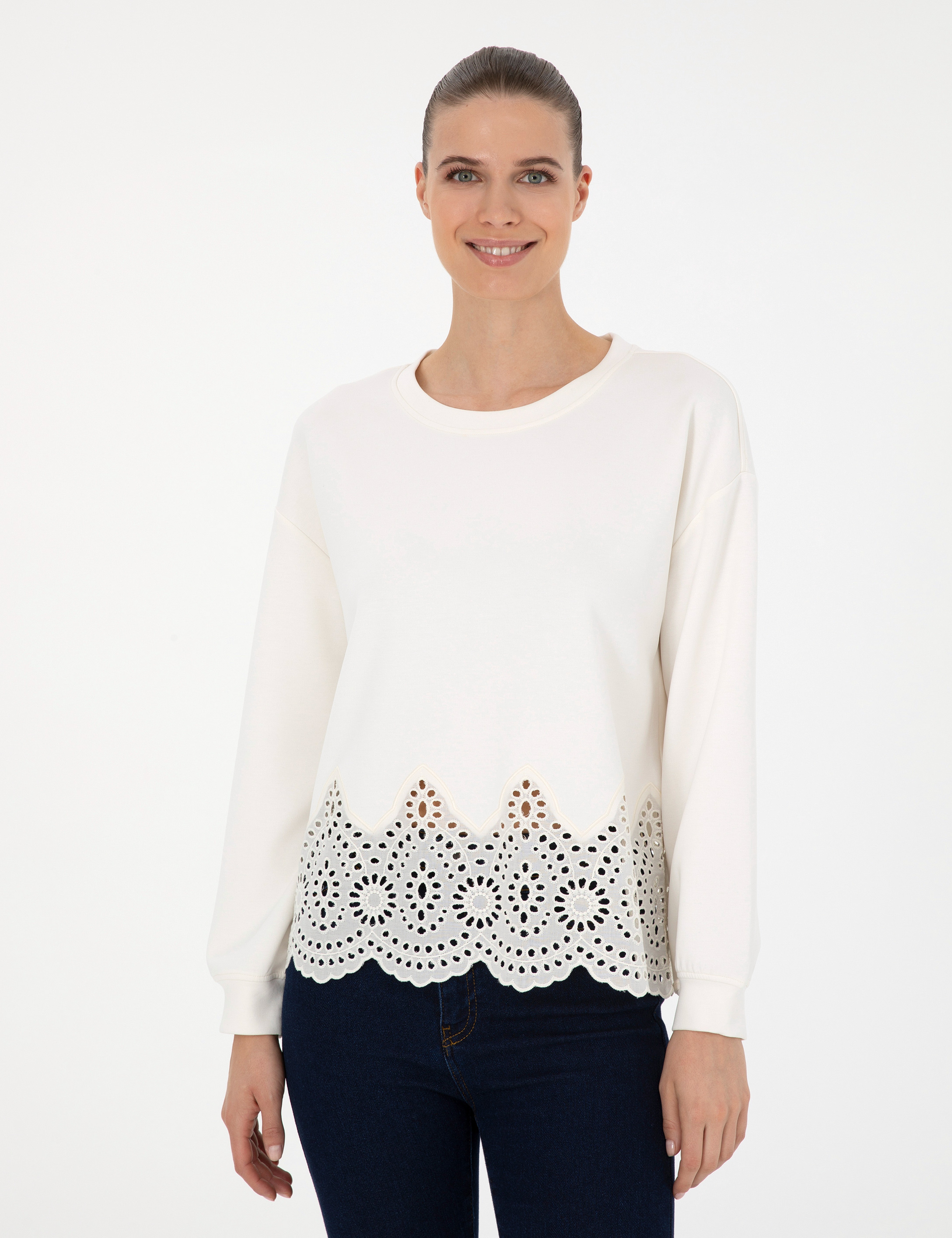 Ekru Comfort Fit Sweatshirt - Image 3