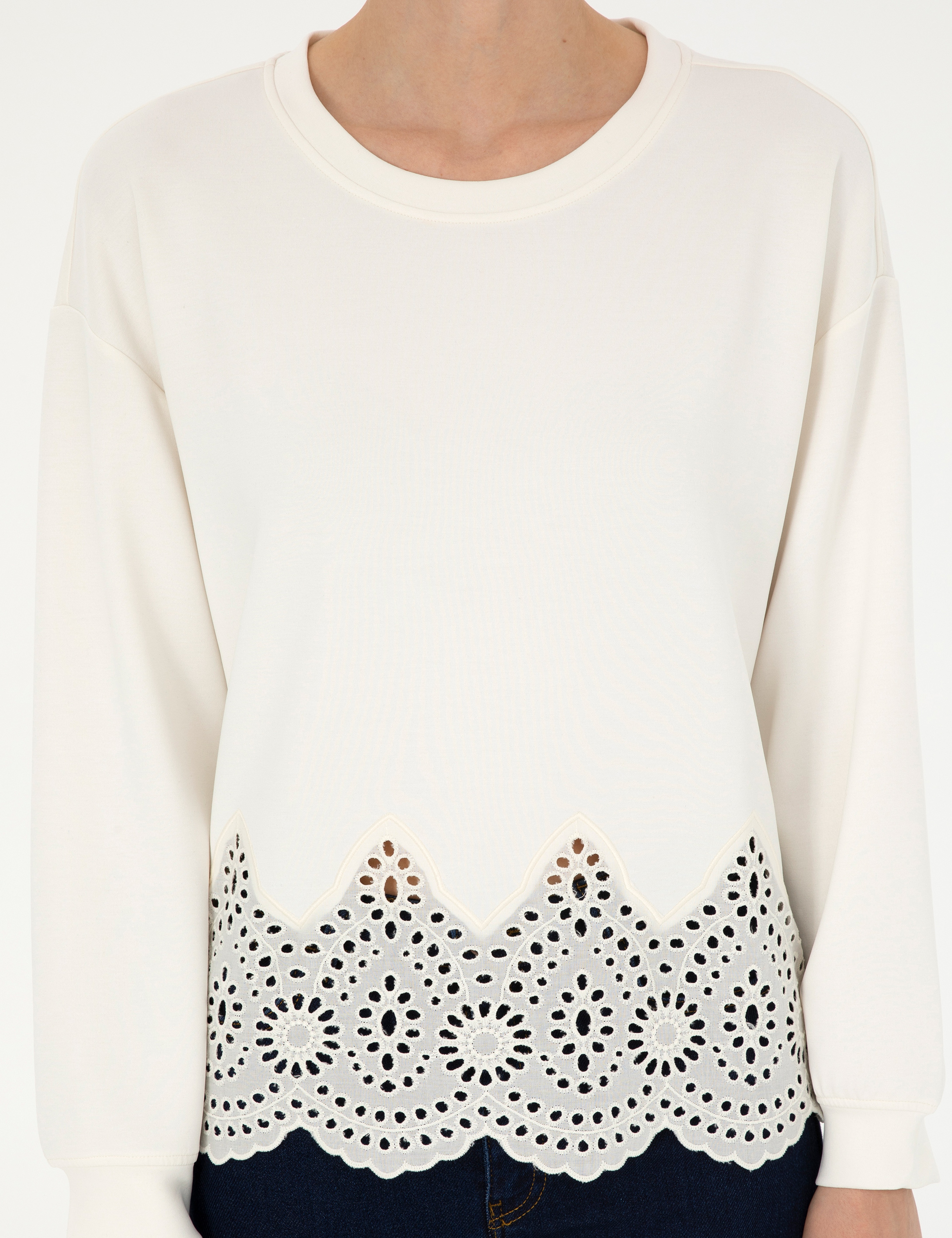 Ekru Comfort Fit Sweatshirt - Image 6
