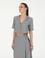Gri Regular Fit Crop Top Kısa Kollu Gömlek