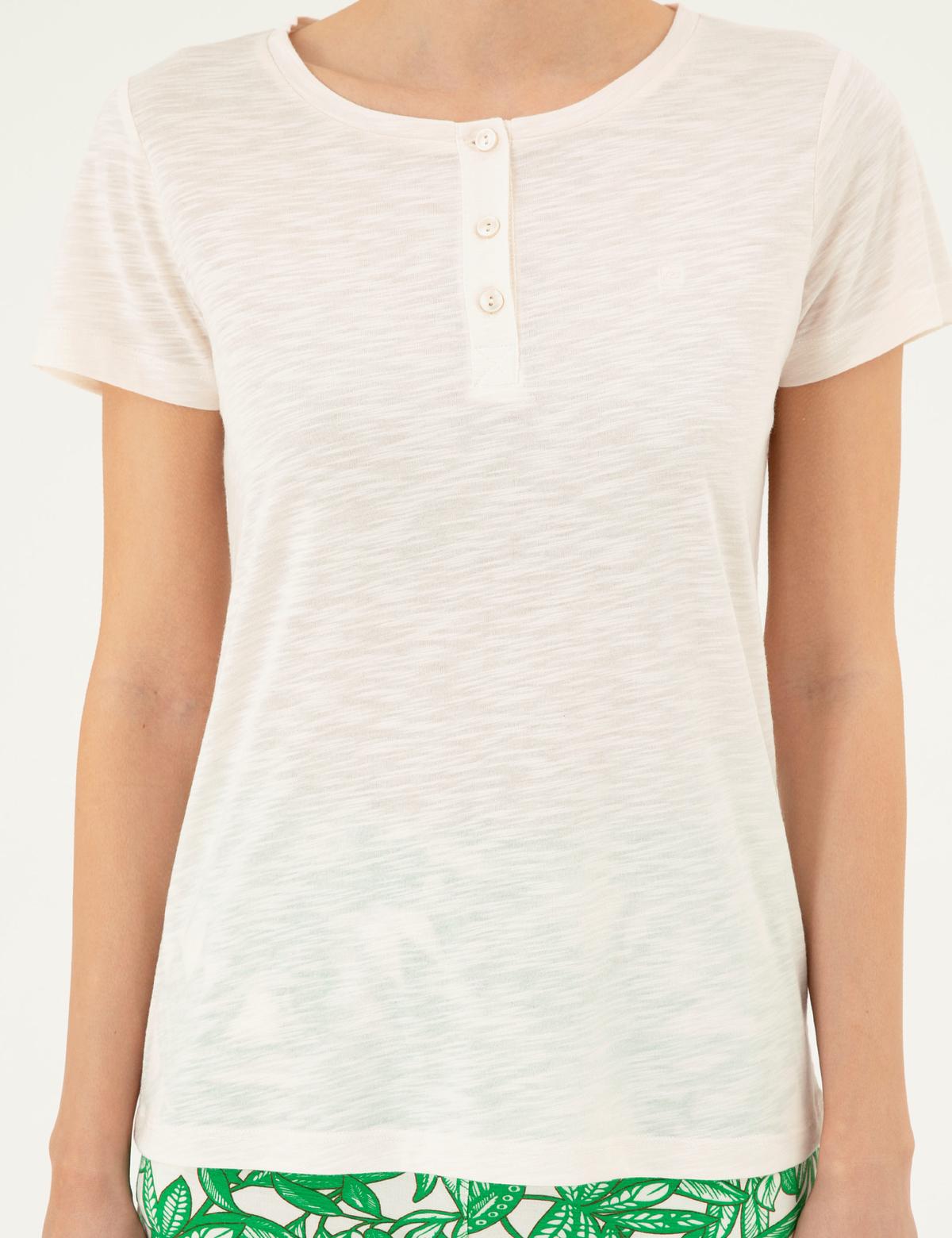 Krem Pijama Takımı - 50299462001