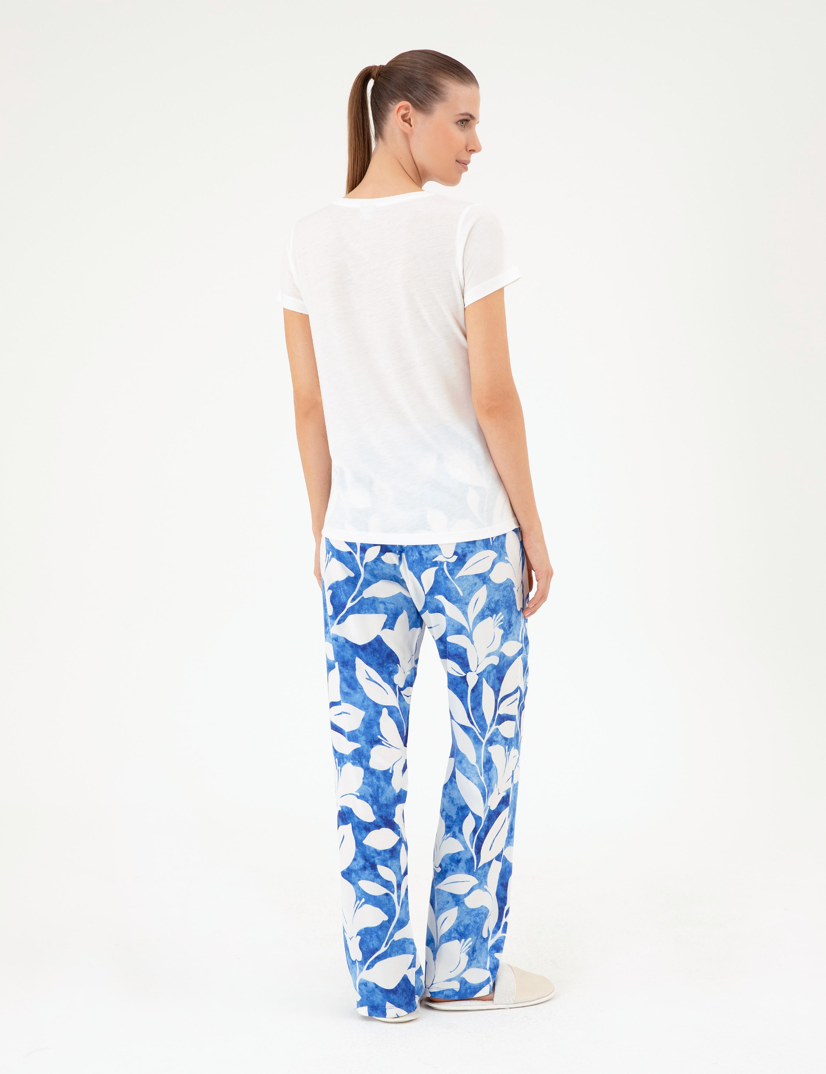 Krem Pijama Takımı