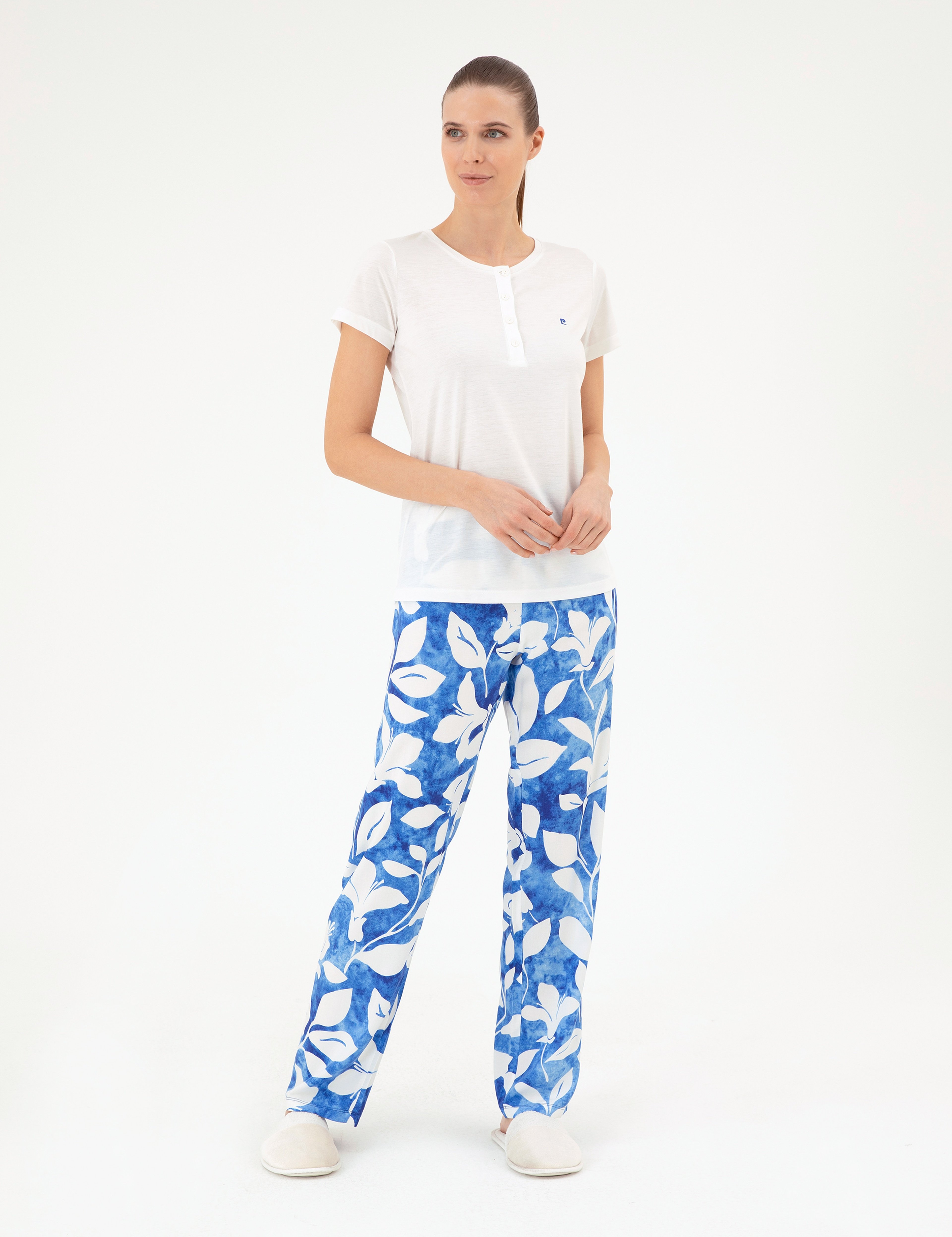 Krem Pijama Takımı - Image 1