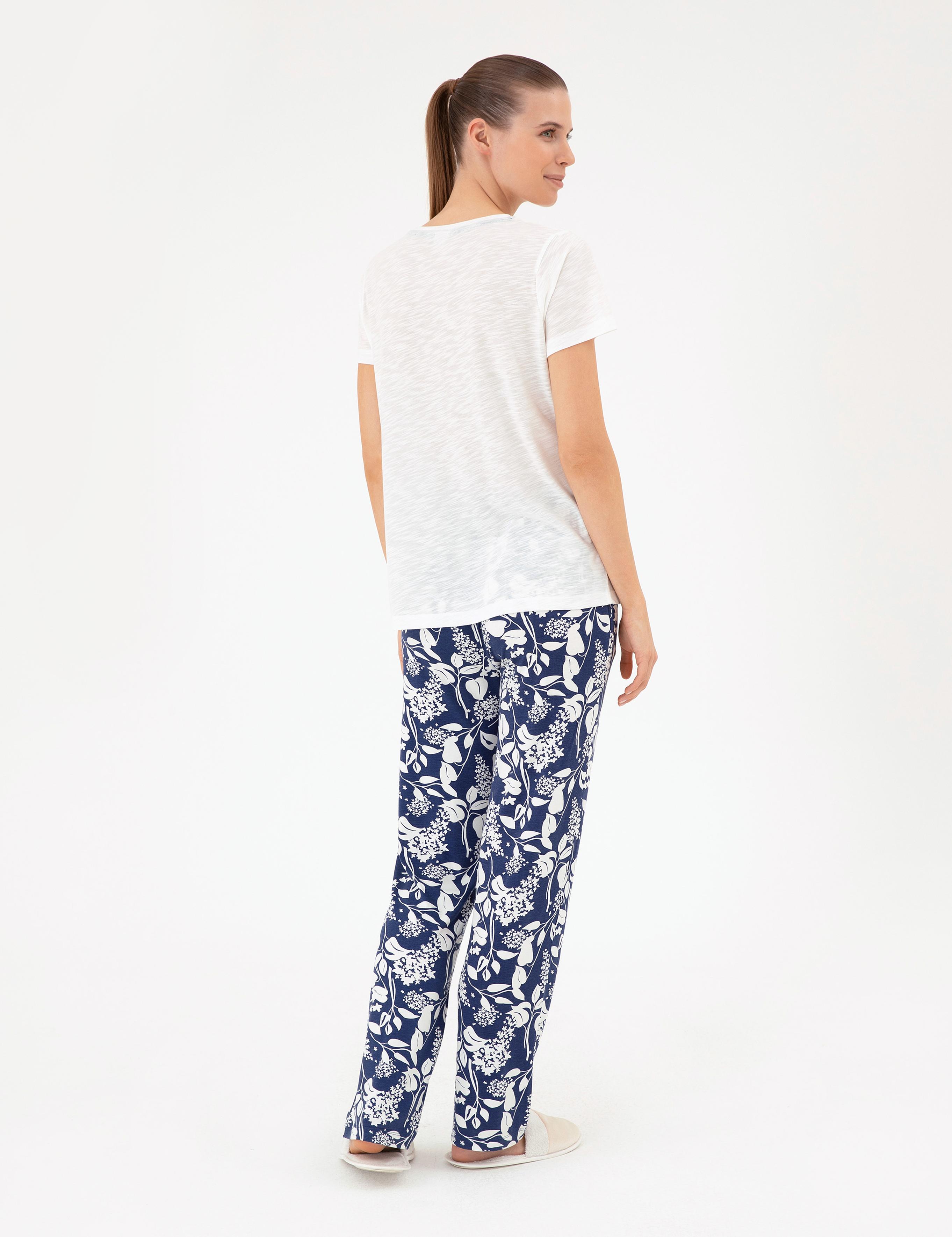 Krem Pijama Takımı