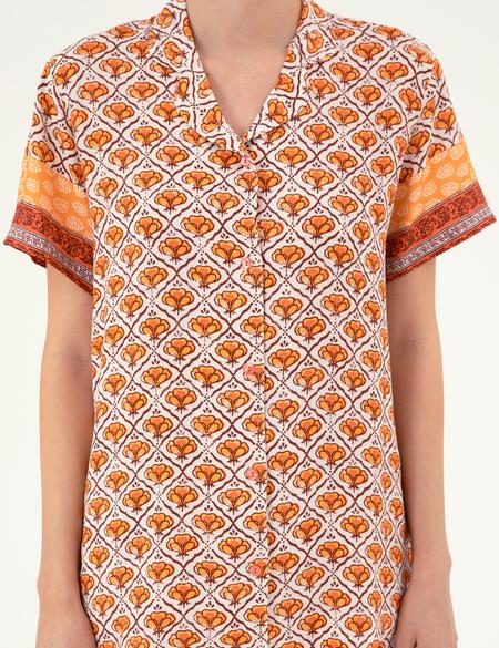 Krem Düğmeli Pijama Takımı - 50299701001