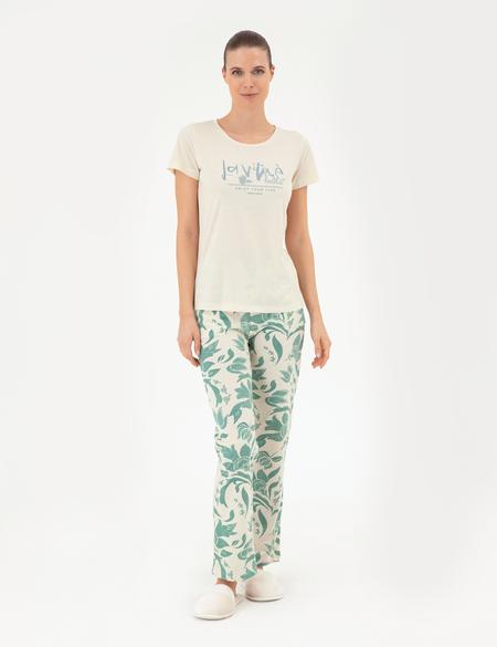 Ekru Pijama Takımı - 50299726003