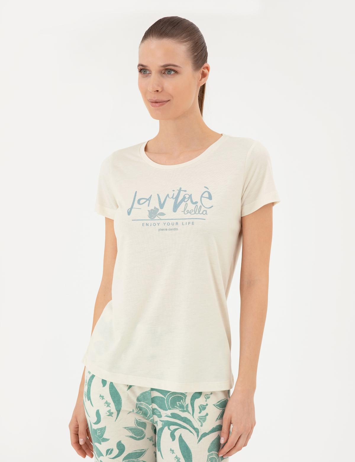 Ekru Pijama Takımı - 50299726003