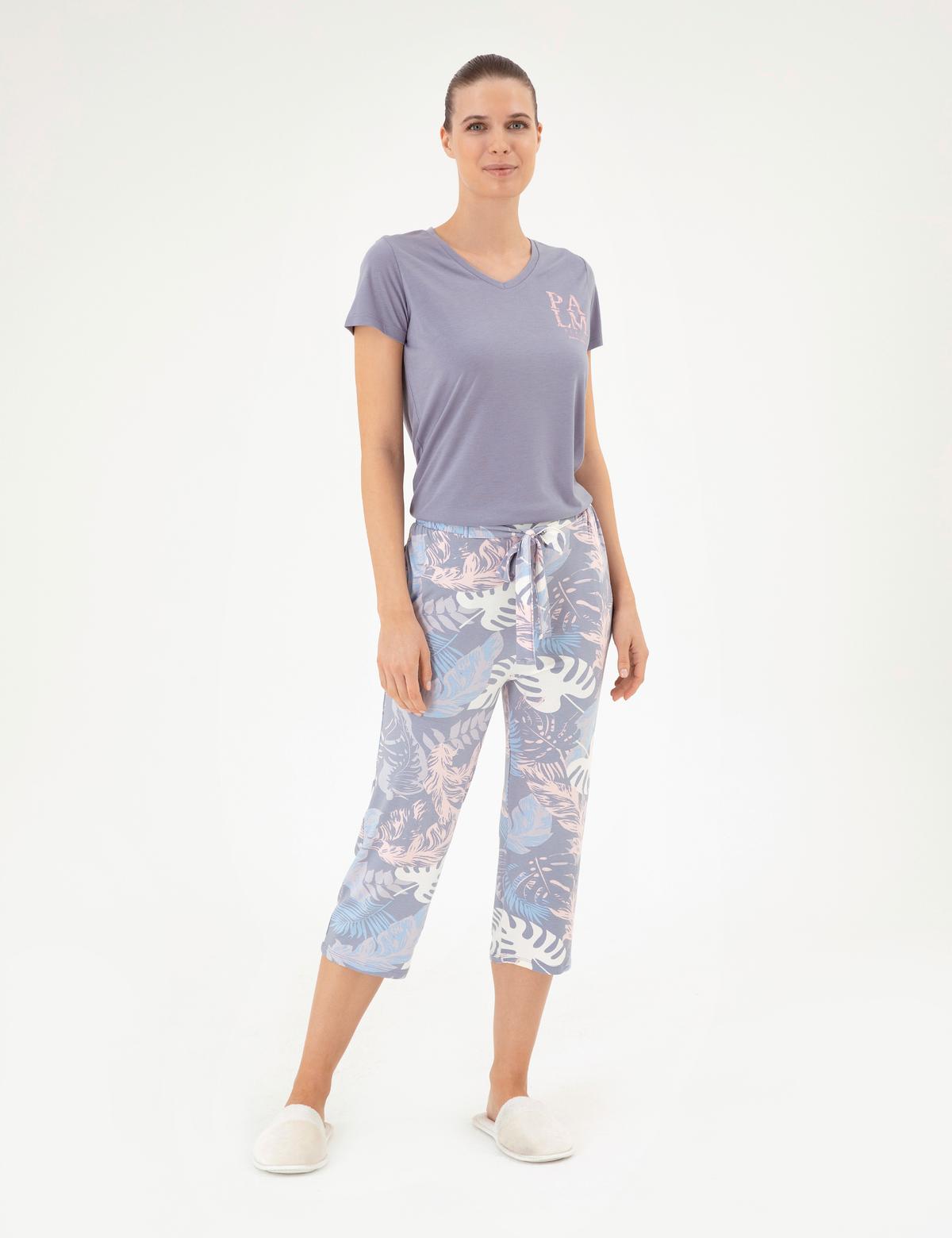 Gri Pijama Takımı - 50299720001