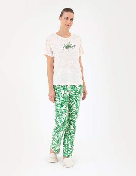 Krem Pijama Takımı - 50299721002
