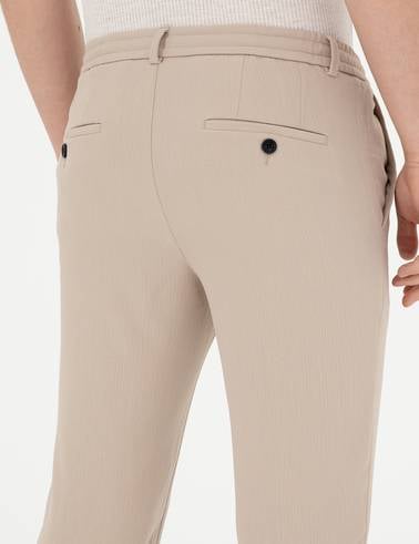 Bej Kumaş Pantolon