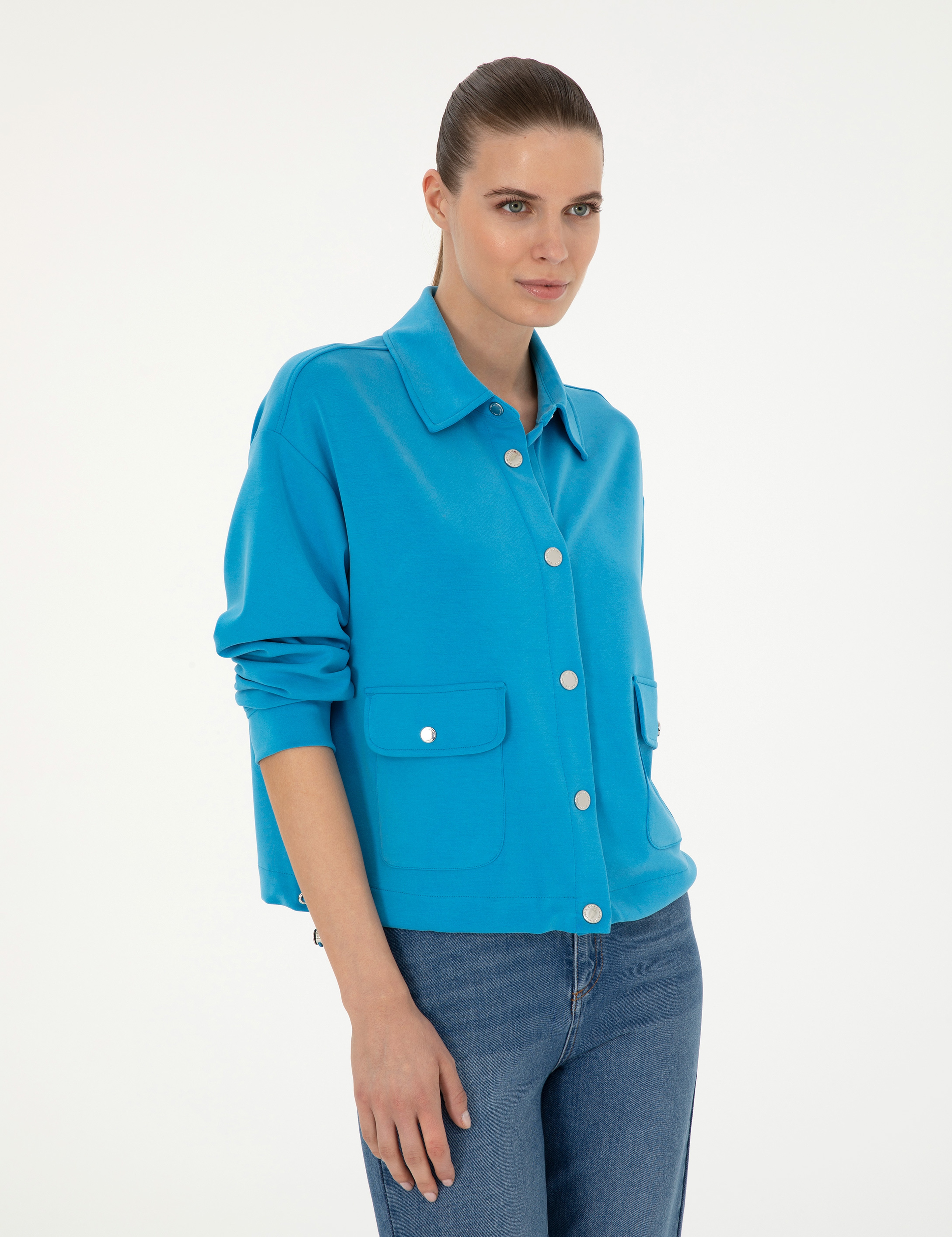 Mavi Comfort Fit Örme Hırka - Image 3