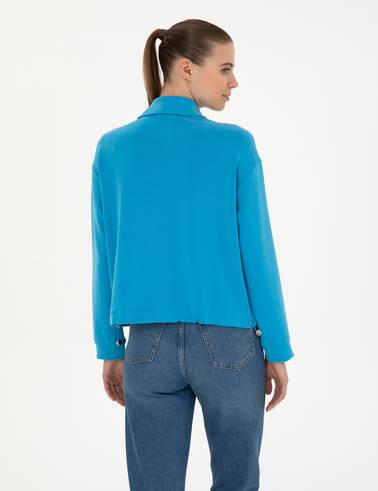 Mavi Comfort Fit Örme Hırka