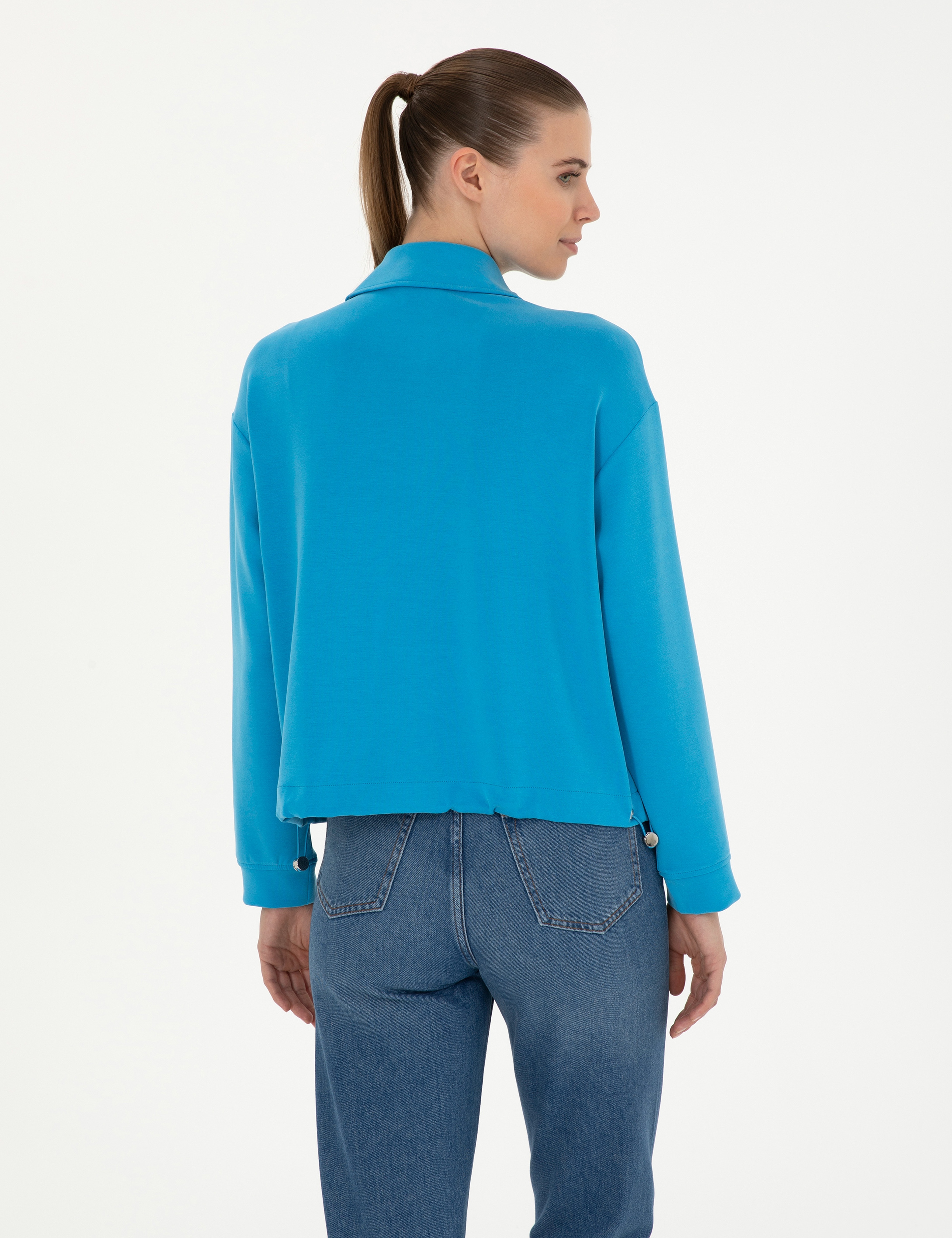 Mavi Comfort Fit Örme Hırka - Image 5