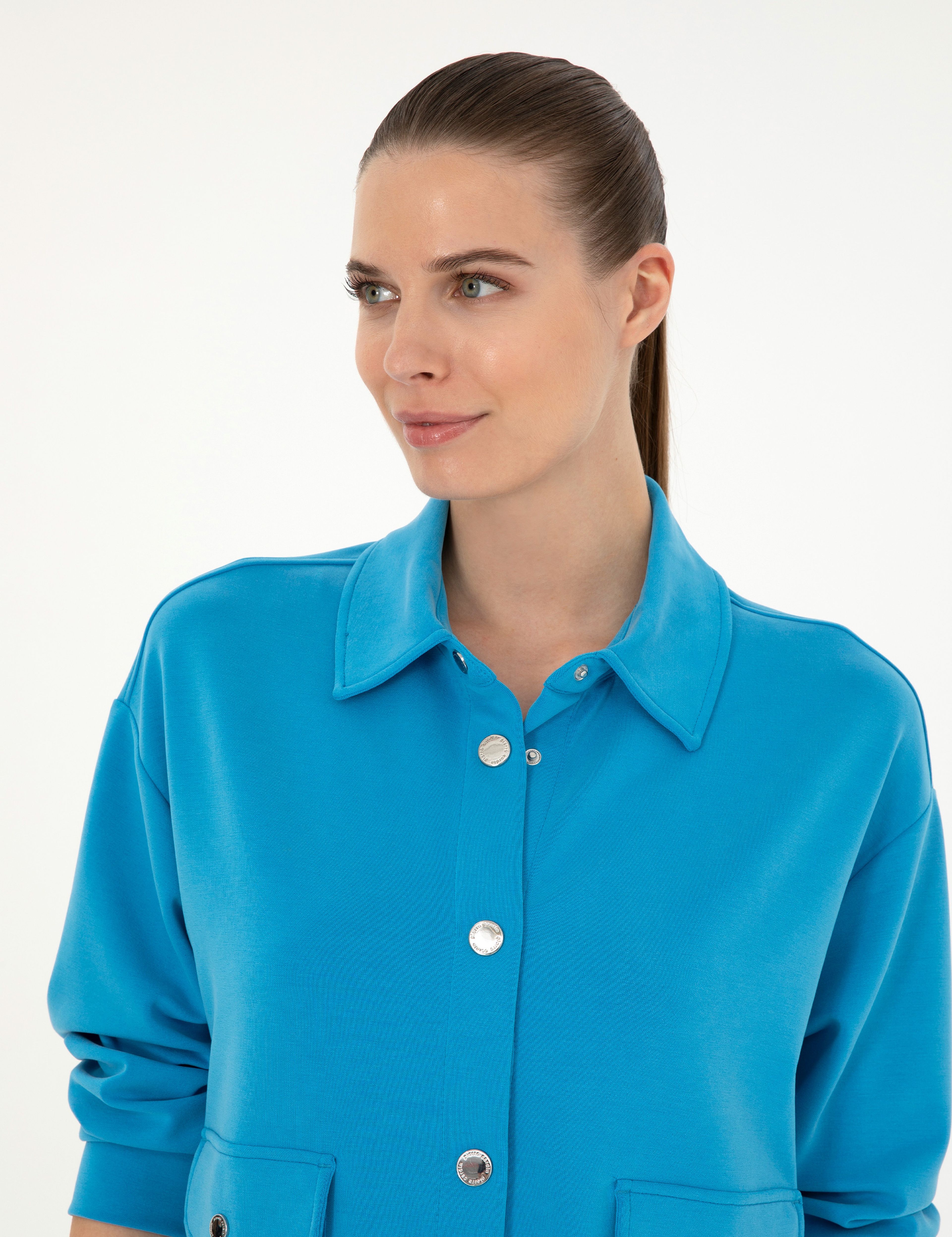 Mavi Comfort Fit Örme Hırka - Image 2