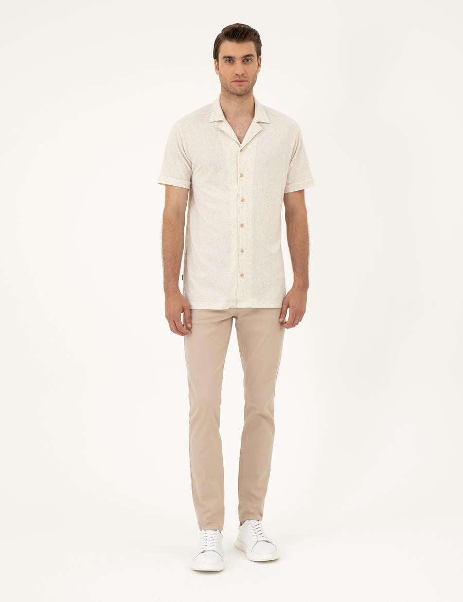 Bej Slim Fit Jean Pantolon