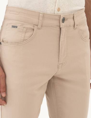 Bej Slim Fit Jean Pantolon