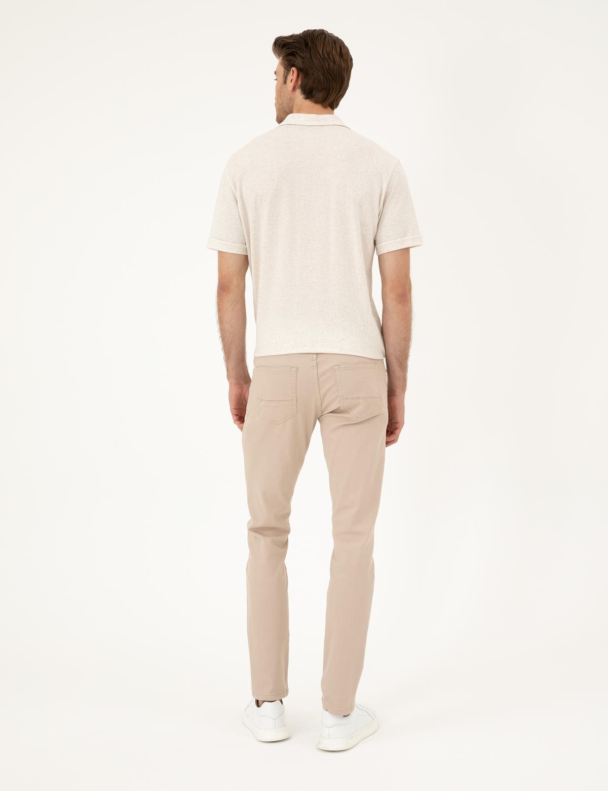 Bej Slim Fit Jean Pantolon - 50287809004