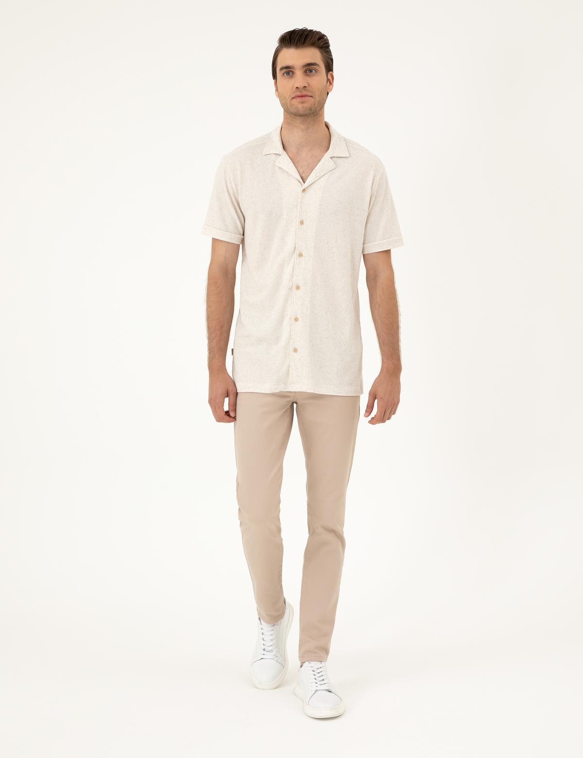 Bej Slim Fit Jean Pantolon - 50287809004