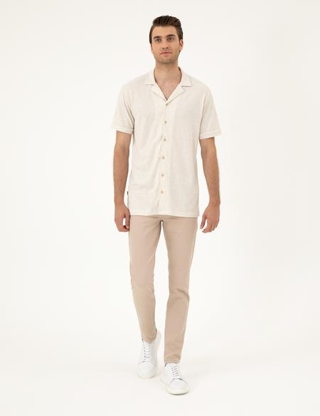 Bej Slim Fit Jean Pantolon - 50287809004