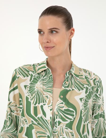 Yeşil Comfort Fit Tunik - 50284041019