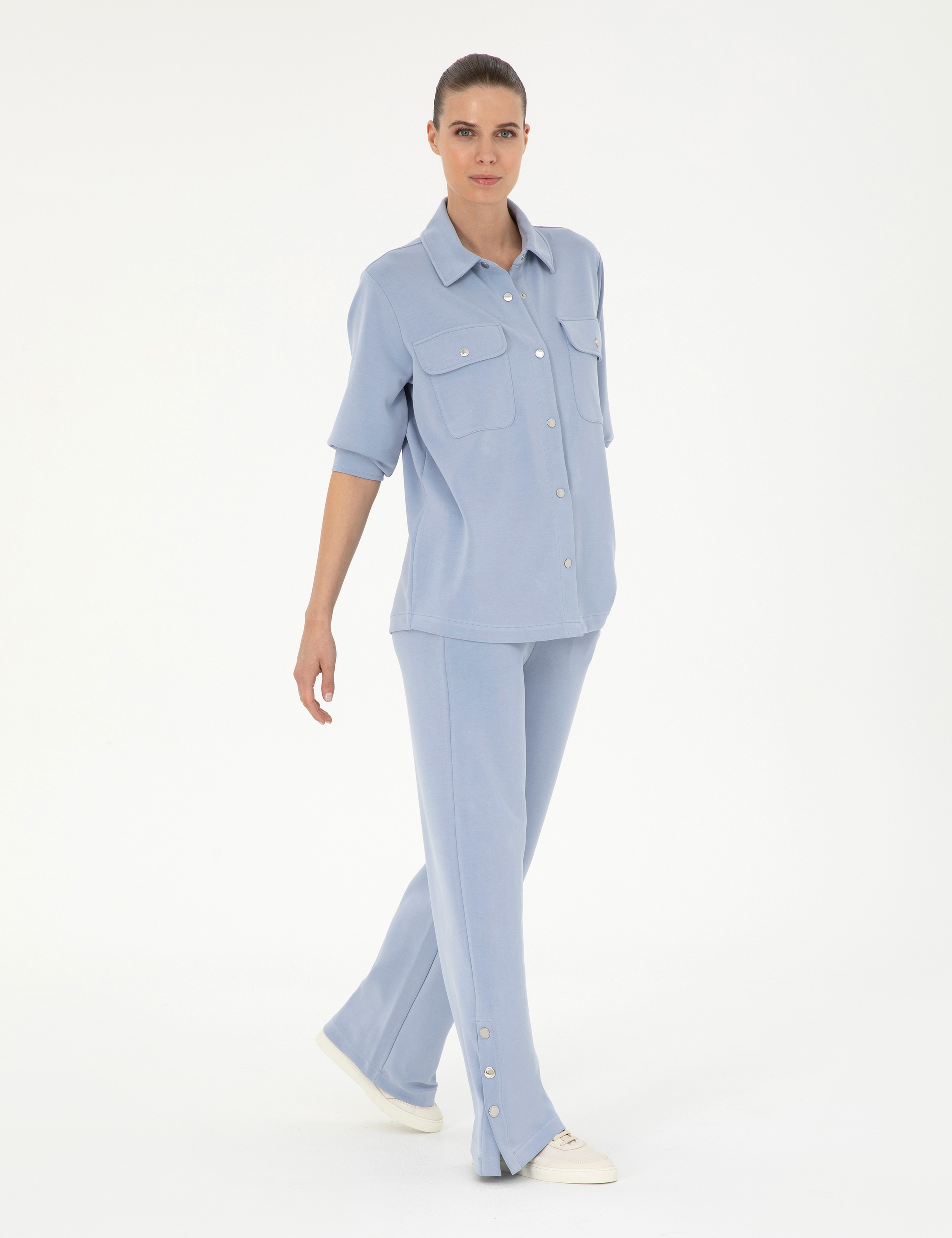 Mavi Loose Fit Eşofman Altı