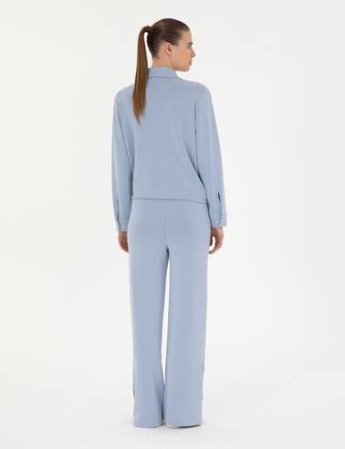 Mavi Loose Fit Eşofman Altı