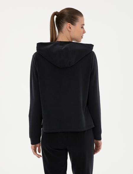 Siyah Regular Fit Sweatshirt - 50282639012