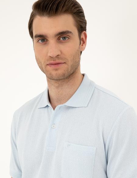 Açık Mavi Regular Fit Tişört - 50288681024