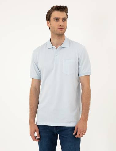 Açık Mavi Regular Fit Tişört