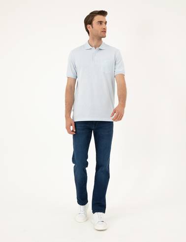 Açık Mavi Regular Fit Tişört